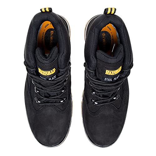 DeWALT Sympatex, botas de seguridad para hombres, negro (Black Challenger 4), 9 Reino Unido (43 EU)