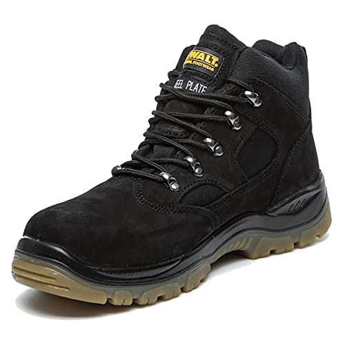 DeWALT Sympatex, botas de seguridad para hombres, negro (Black Challenger 4), 9 Reino Unido (43 EU)