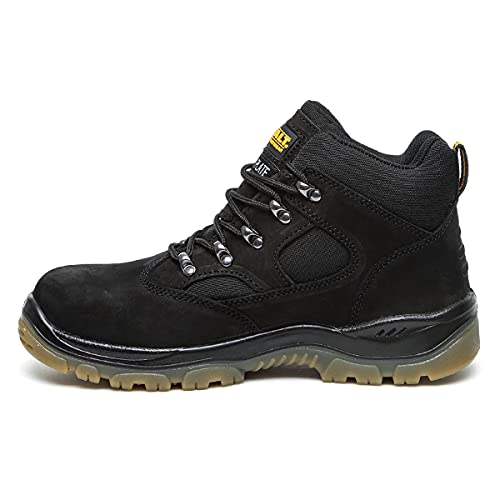 DeWALT Sympatex, botas de seguridad para hombres, negro (Black Challenger 4), 9 Reino Unido (43 EU)