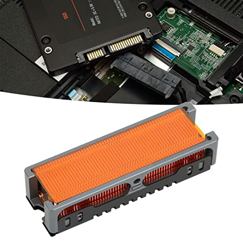 Disipador de Calor SSD M.2, Fácil de Instalar Ahorro de Energía Disipador de Calor SSD M.2 2280 Buena Disipación de Calor para Disco Duro