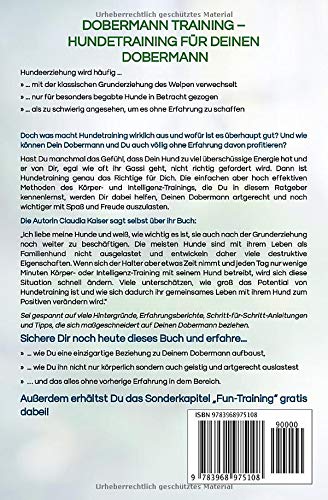 Dobermann Training – Hundetraining für Deinen Dobermann: Wie Du durch gezieltes Hundetraining eine einzigartige Beziehung zu Deinem Dobermann aufbaust