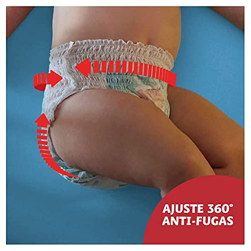 Dodot Pañales Bebé Pants Talla 6 (+15 kg), 135 Pañales, Pañal-Braguita con Ajuste 360° Anti-Fugas