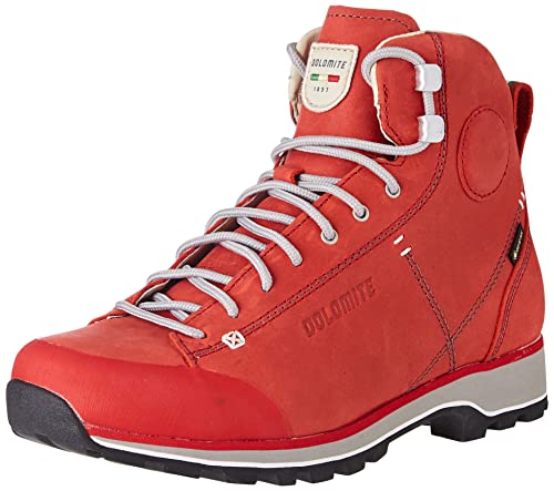 Dolomite Bota Cinquantaquattro High FG W GTX, Zapatos para Senderismo Mujer, Red, 37.5 EU