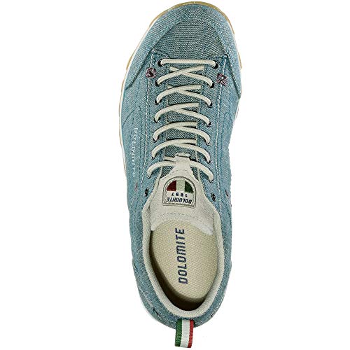 Dolomite Zapato Cinquantaquattro LH Canvas WS, Botas de montañismo Unisex Adulto, Turquoise Blue, 42 EU