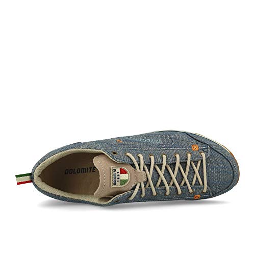 Dolomite Zapato Cinquantaquattro Lh Canvas, Zapatillas Deportivas Unisex Adulto, Denim Blue Canapa Beige, 39.5 EU