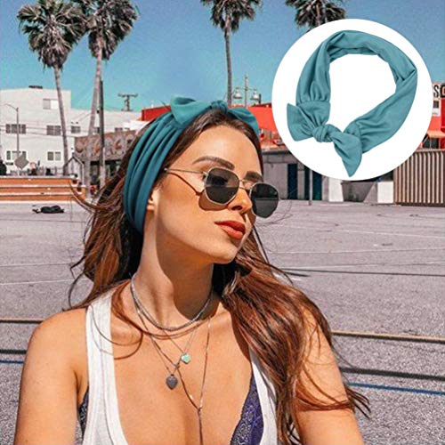 DRESHOW 6 Piezas Diadema Para Mujer Yoga Correr Diademas Deportes Entrenamiento Bandas para el Cabello Lindo Accesorio