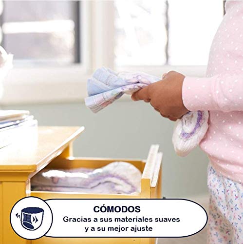 DryNites Calzoncillos absorbentes para Niño 3-5 años, 16-23 kg, 4 paquetes x 16 uds, 64 unidades