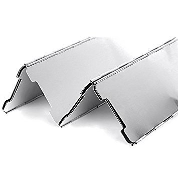 Ecent Parabrisas Camping Aleación de Aluminio Plegable para Camping Cocina Estufa de Gas Escudo Pantalla de Viento Cortavientos al Aire Libre