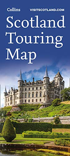 Escocia, mapa de carreteras Touring map 1:300.000. Collins [Idioma Inglés]