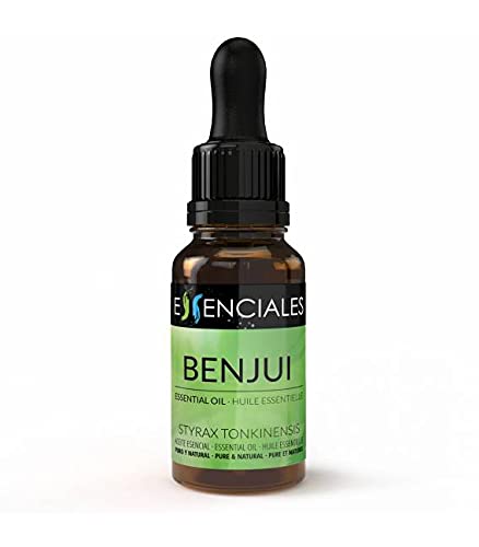 Essenciales - Aceite Esencial de Benjui, 100% Puro, 10 ml | Aceite Esencial Styrax tonkinensis