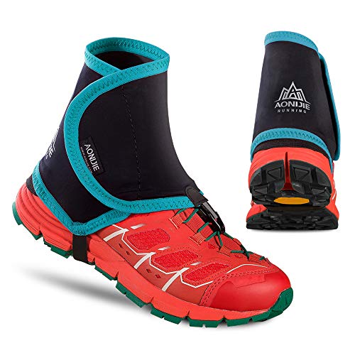 Explopur Polainas de Rastro Bajo - Cubre Los Zapatos al Aire Libre Tobillo Gaiter Arena Protector Gaiter Low Trail Gaiter Hombres Mujeres Corriendo Maratón Gaiters