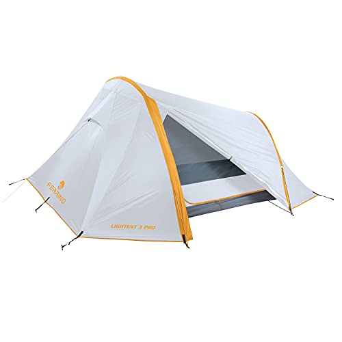 Ferrino Tent LIGHTENT 3 Pro Carpa, Unisex Adulto, Light Grey, Talla Única