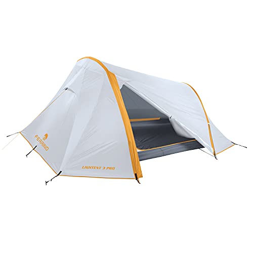 Ferrino Tent LIGHTENT 3 Pro Carpa, Unisex Adulto, Light Grey, Talla Única