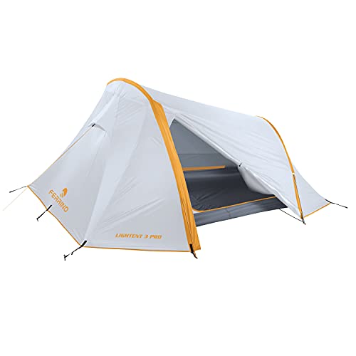 Ferrino Tent LIGHTENT 3 Pro Carpa, Unisex Adulto, Light Grey, Talla Única