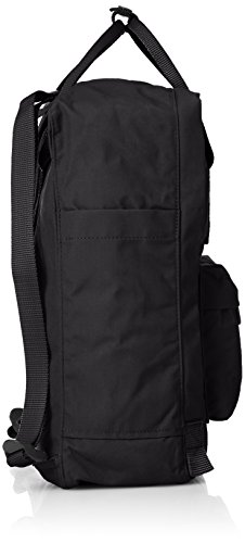 Fjällräven Kånken Mochila de senderismo, Unisex Adulto, Negro (Black), 16 L (38 x 27 x 13 cm)