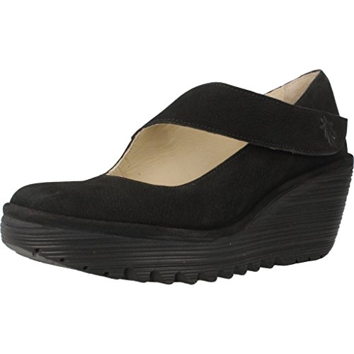 Fly London Yasi682fly, Zapatos de Tacón con Punta Cerrada para Mujer, Negro (Black 2006), 42 EU