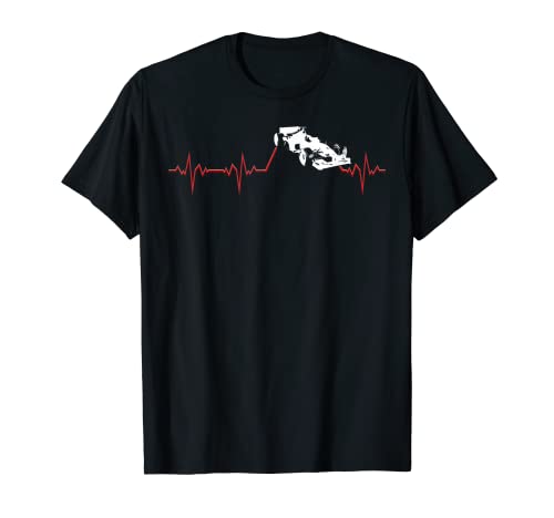 Fórmula latido corazón pulso EKG coche motor vehículo Uno Camiseta