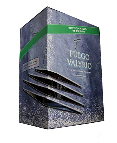 Fuego Valyrio ICE PACK - Incluye 4 vasos de chupitos oficiales