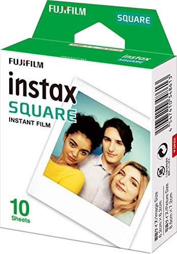 Fujifilm instax Square, película instantánea Borde Blanco, 10 Fotos