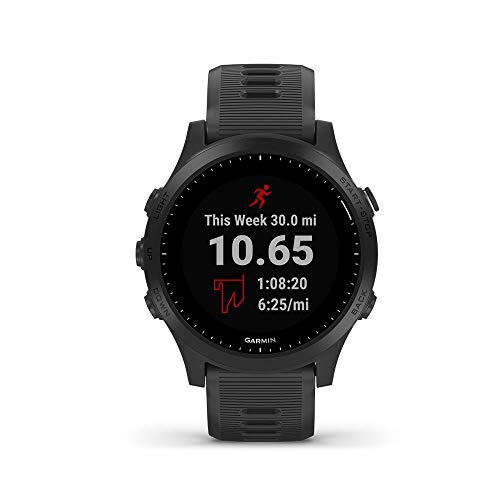 Garmin 010-02063-00 Forerunner 945 - Reloj inteligente GPS para carrera/triatlón con música, color negro