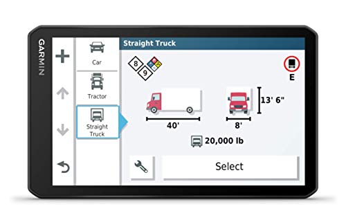 Garmin dēzl LGV 700 MT-S EU - Navegador GPS de 6.95 Pulgadas para camión (Mapas Europa), Negro