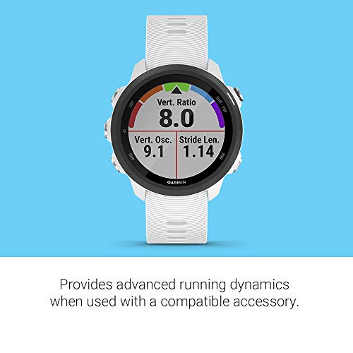 Garmin Forerunner 245, GPS Running Smartwatch with Advanced Dynamics, Slate Gray