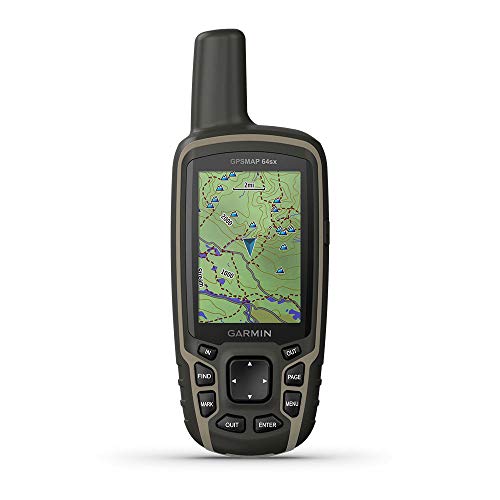 Garmin GPSMAP 64sx, Handheld GPS with Altimeter and Compass, Preloaded with TopoActive Maps