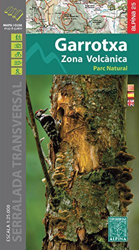 Garrotxa - PN de la Zona Volcanica map&hiking guide by Alpina(2015-07-27)