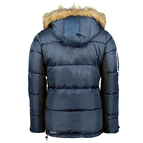 Geographical Norway – Chaqueta de plumas, chaqueta de invierno exterior, chaqueta funcional para hombre azul marino X-Large