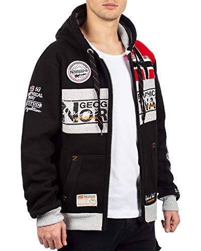 Geographical Norway Chaqueta Hombre Noruega Negro M