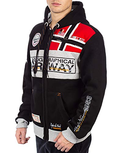 Geographical Norway Chaqueta Hombre Noruega Negro M