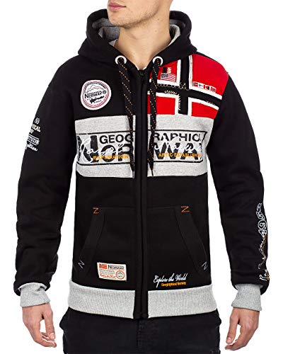 Geographical Norway Chaqueta Hombre Noruega Negro M