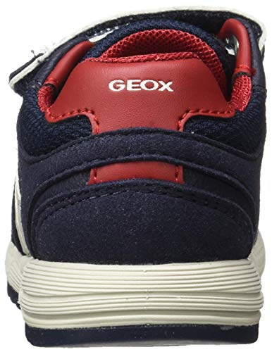 Geox B ALBEN BOY A Zapatillas Niños, Azul (Navy/Red C0735), 23 EU