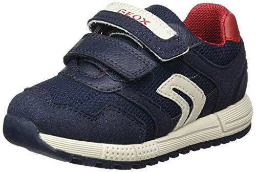 Geox B ALBEN BOY A Zapatillas Niños, Azul (Navy/Red C0735), 23 EU