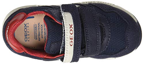 Geox B ALBEN BOY A Zapatillas Niños, Azul (Navy/Red C0735), 23 EU