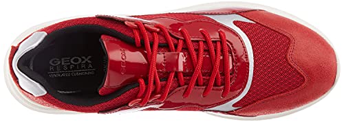 Geox D DIODIANA G, Zapatillas Mujer, Rojo, 41 EU