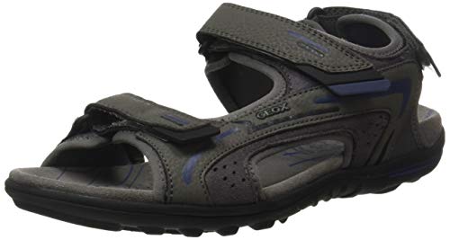 Geox U TEVERE B Sandalias Deportivas Hombre, Gris, 42 EU