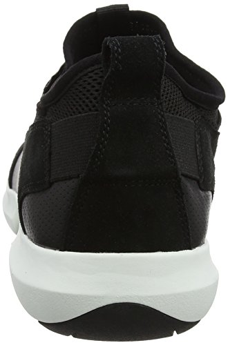 Geox U TRACCIA A Zapatillas Hombre, Negro (Black), 43 EU