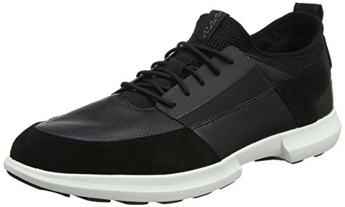 Geox U TRACCIA A Zapatillas Hombre, Negro (Black), 43 EU