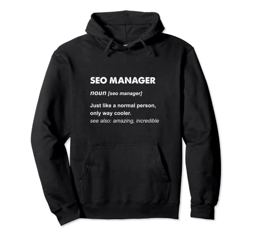 Gerente de Seo Sudadera con Capucha