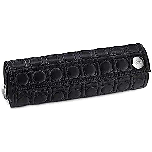 ghd - Neceser térmico y funda de transporte para plancha de pelo, negra (R9-2013ROLLMAT)