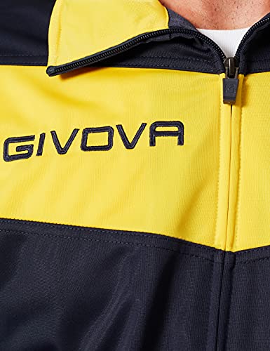 Givova Visa Chandal, Hombre, Multicolor (BLU/Giallo), 3XL