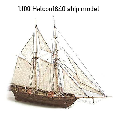 GJCrafts Modelos de Barcos de Madera, DIY Barco Conjunto Modelo Kits Clásico Madera Vela Barcos Escala Modelo Decoración Regalos para niños Juguetes