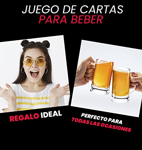 Glop Erótico - Juego para Beber Picante - el Juego de Cartas más Atrevido - Juego de Mesa Adulto - Regalos Originales para Hombres y Mujeres - 100 Cartas