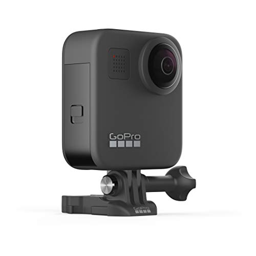 GoPro MAX, Cámara de Acción Digital a Prueba de Agua 360 con Estabilización Irrompible, Pantalla Táctil y Control de Voz, Bluetooth USB Wireless, GoPro Quik, Black