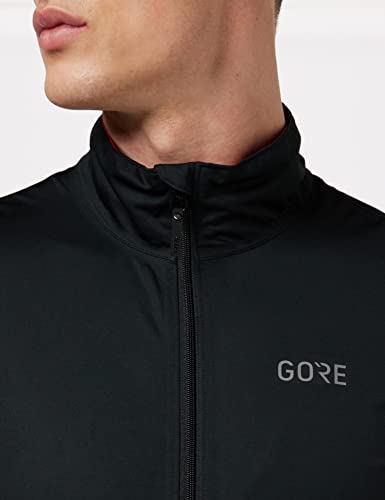 GORE WEAR C5 Chaqueta de ciclismo de hombre GORE-TEX, M, negro/rojo