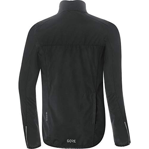 GORE WEAR Chaqueta de ciclismo Spirit para hombre, GORE-TEX INFINIUM, L, Negro