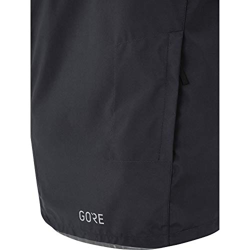 GORE WEAR Chaqueta de ciclismo Spirit para hombre, GORE-TEX INFINIUM, L, Negro