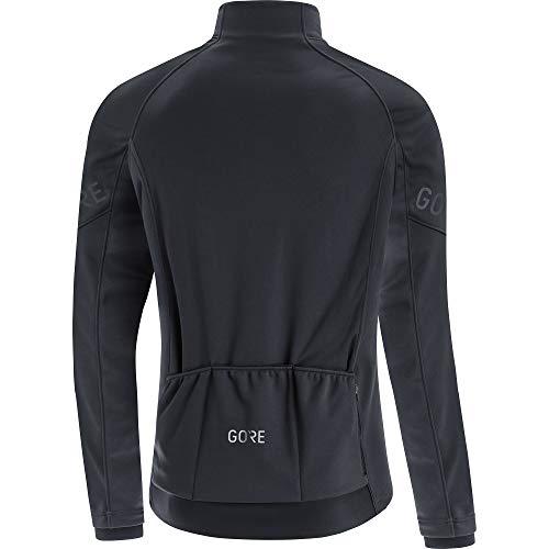 GORE WEAR Chaqueta térmica de ciclismo para hombre, C3, GORE-TEX INFINIUM, S, Negro