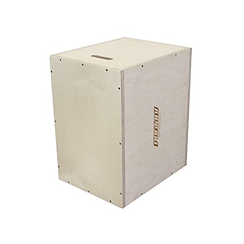 Gorilant - Cajon Pliometrico Madera de Abedul BB, Entrenamiento, Plyo Box, cajón para Saltos, tamaño S, M, L (Cajon L 76x60x50)